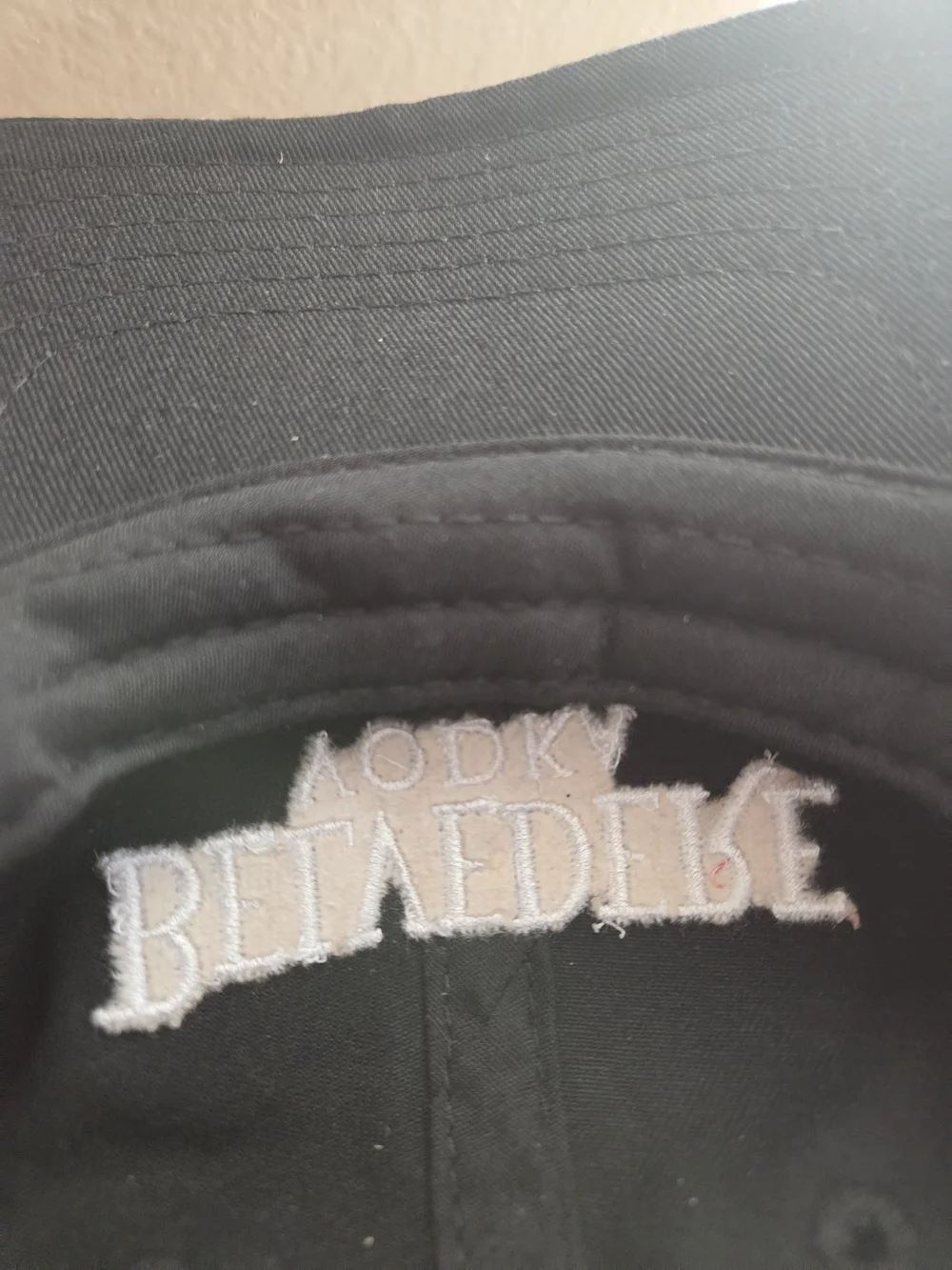 Black Belvedere Vodka Baseball Cap